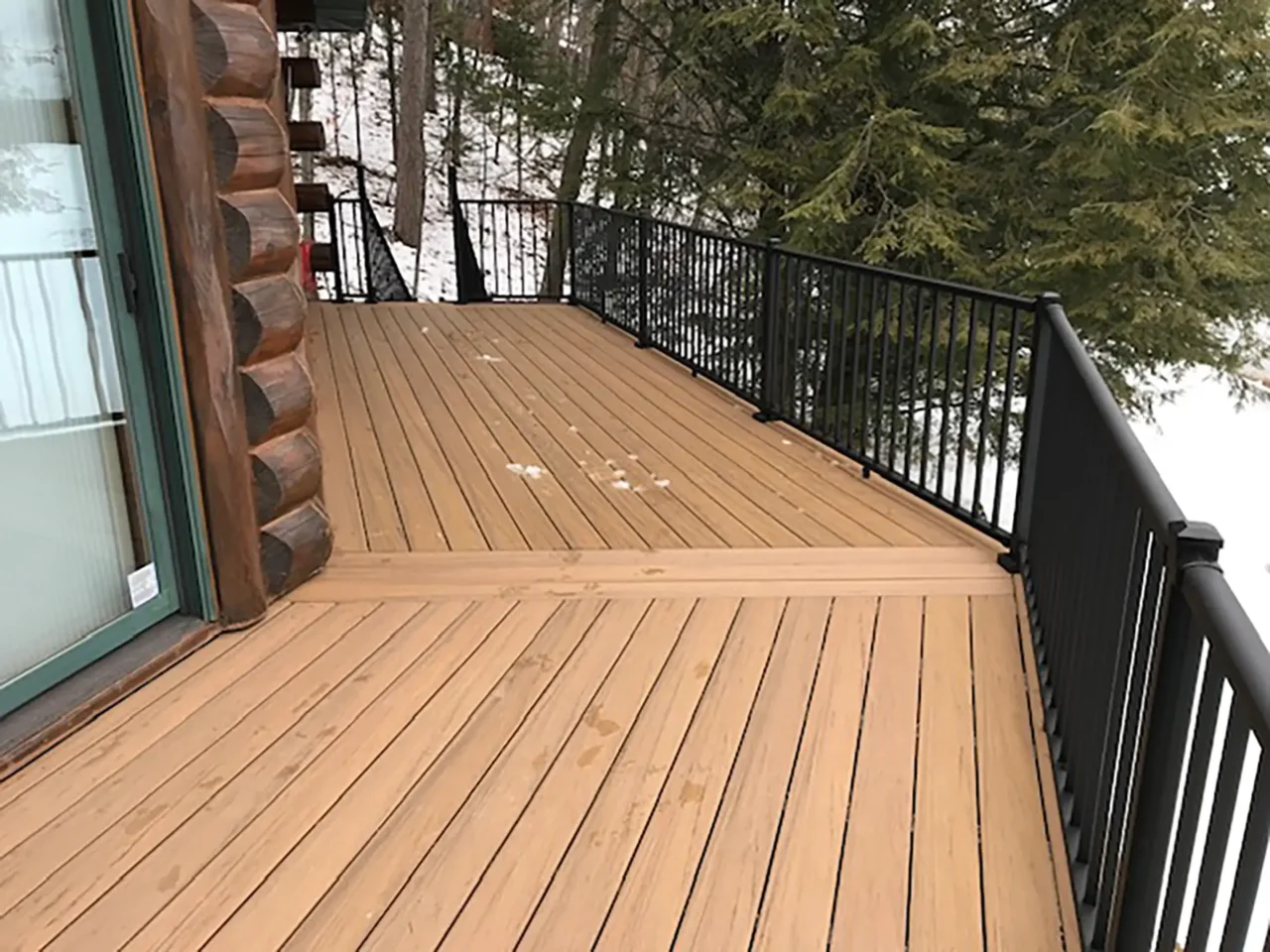 Timbertech Decking board installation and Westbury Tuscany railing contractor in remer mn